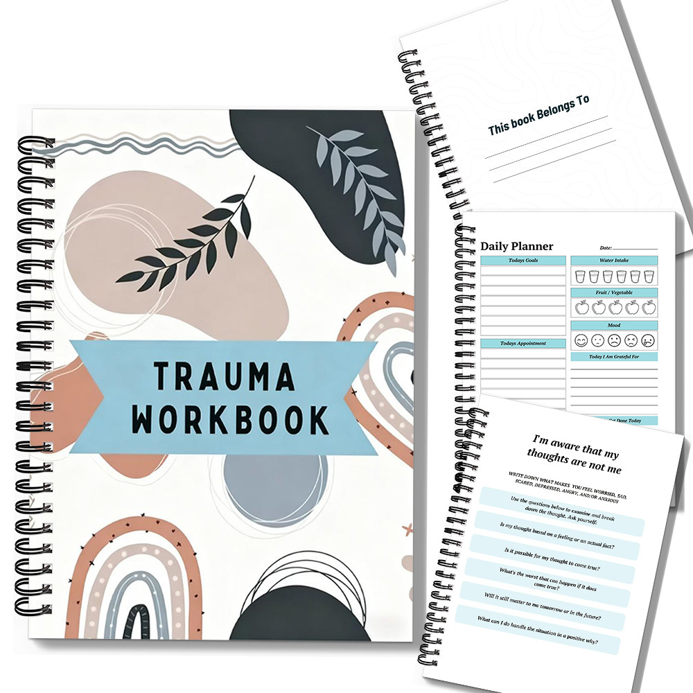 Health Wellness Journal - 1PC Caderno de Trabalho Holístico para