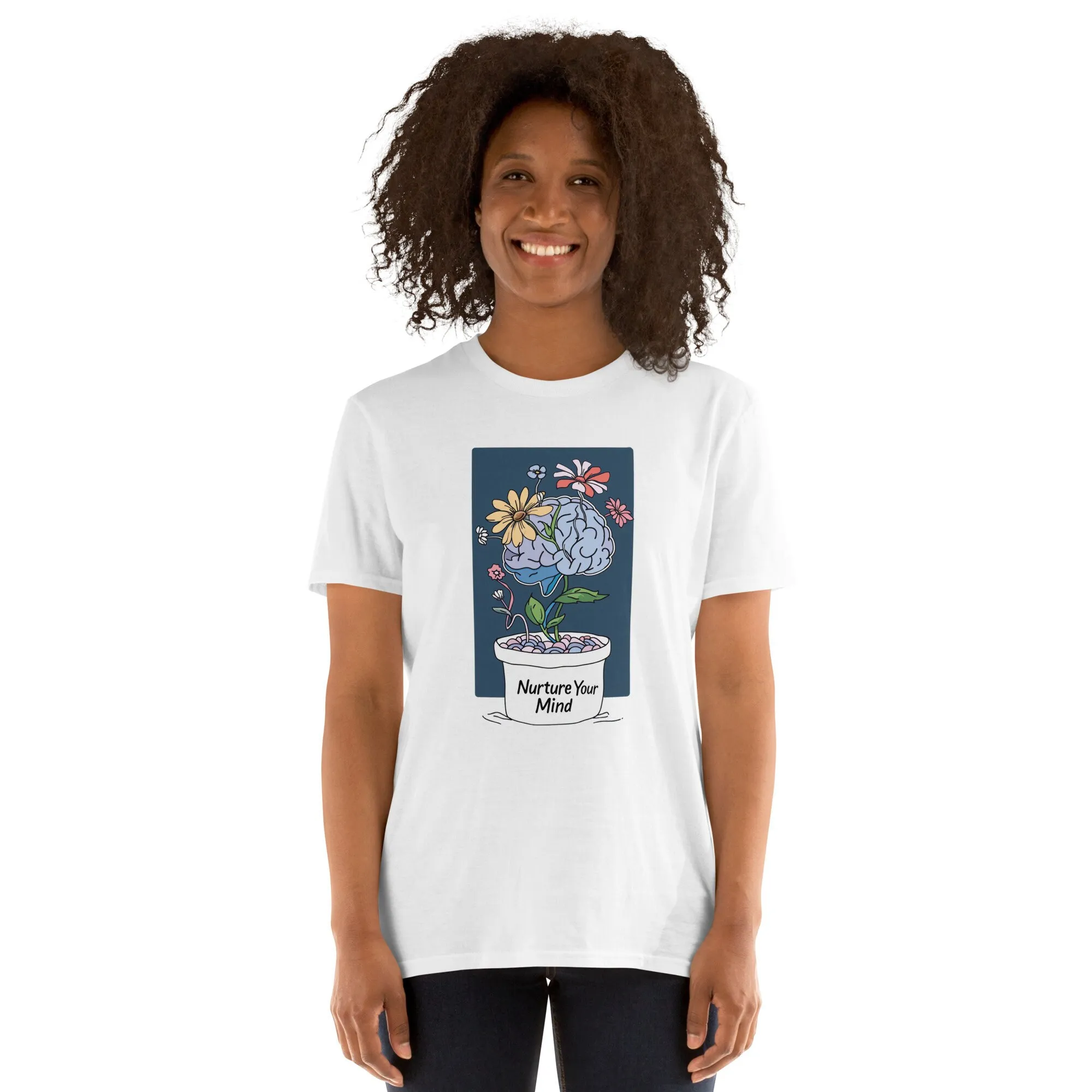 Camiseta Nurture Your Mind, Me - Health Wellness Mental Health avaliação e preço