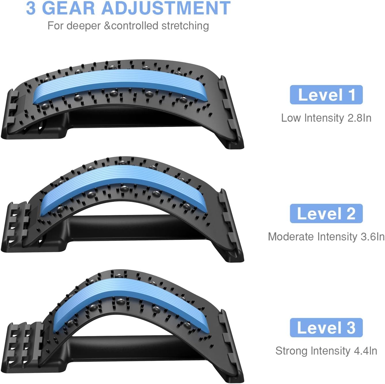 Maca traseira para alívio da d - Back Stretcher Lumbar avaliação e preço
