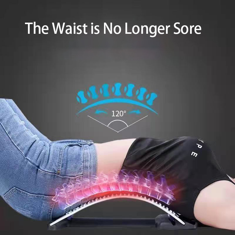 Maca traseira para alívio da d - Back Stretcher Lumbar avaliação e preço