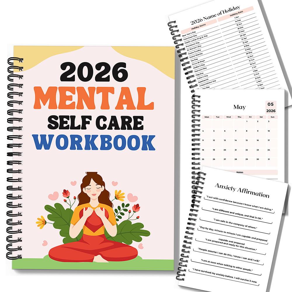 1PC 2026 Caderno de Auto-Cuida - Health Wellness Journal avaliação e preço