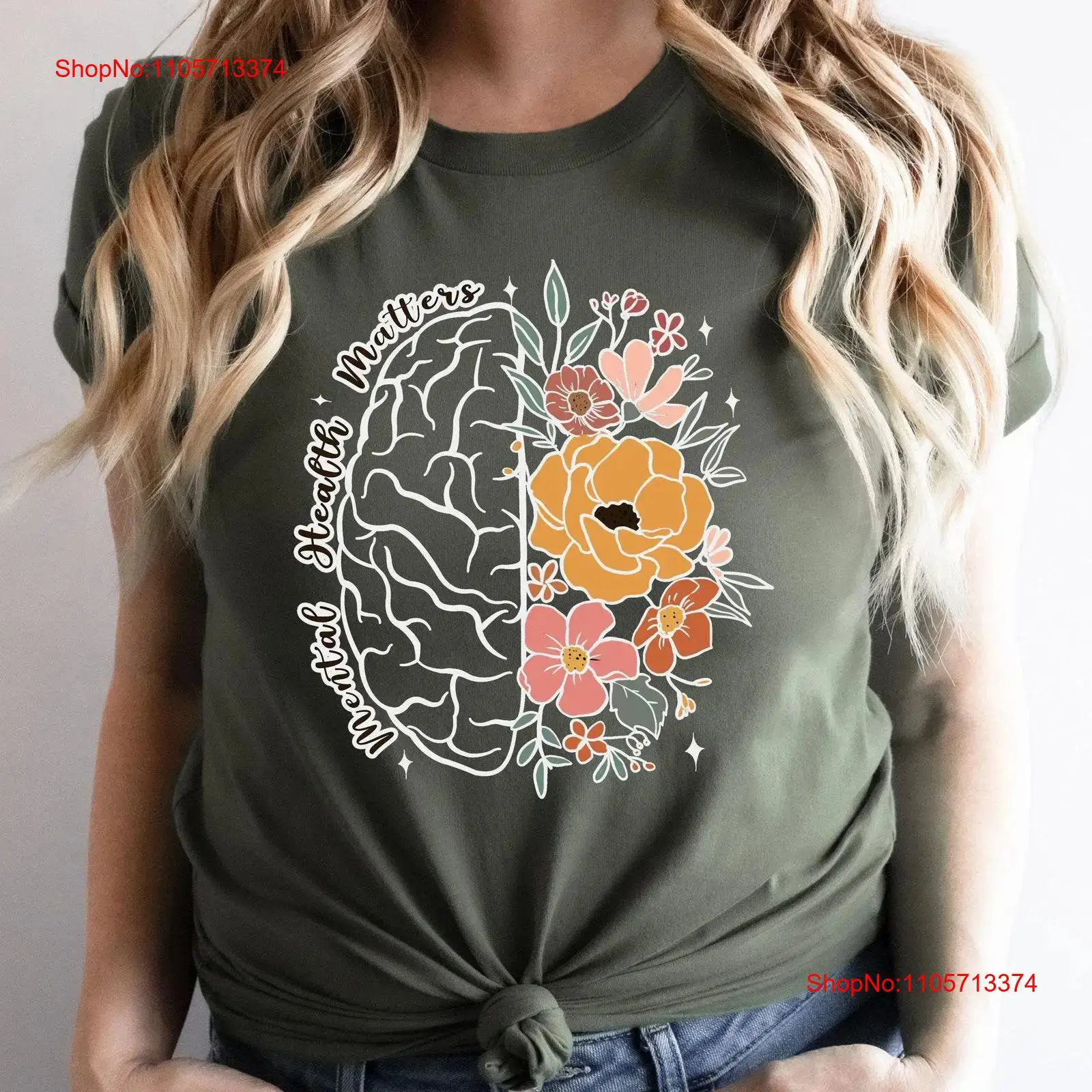 Camiseta Mental Health Matters - Health Wellness Mental Health avaliação e preço